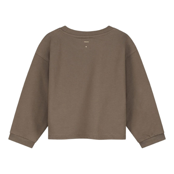 Gray Label Cropped Sweatshirt Brownie - La Gentile Store