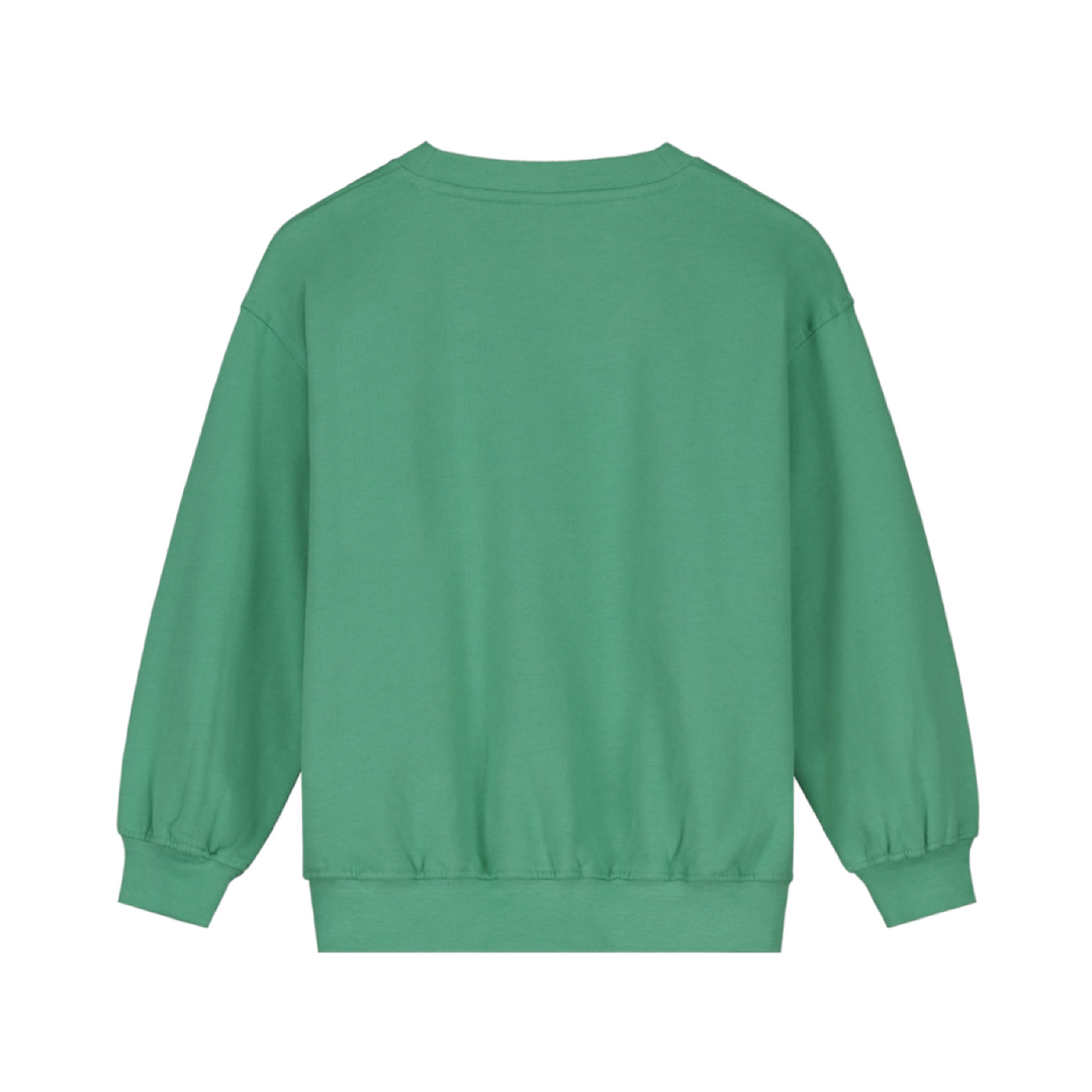 Gray Label Dropped Shoulder Sweater Bright Green - La Gentile Store
