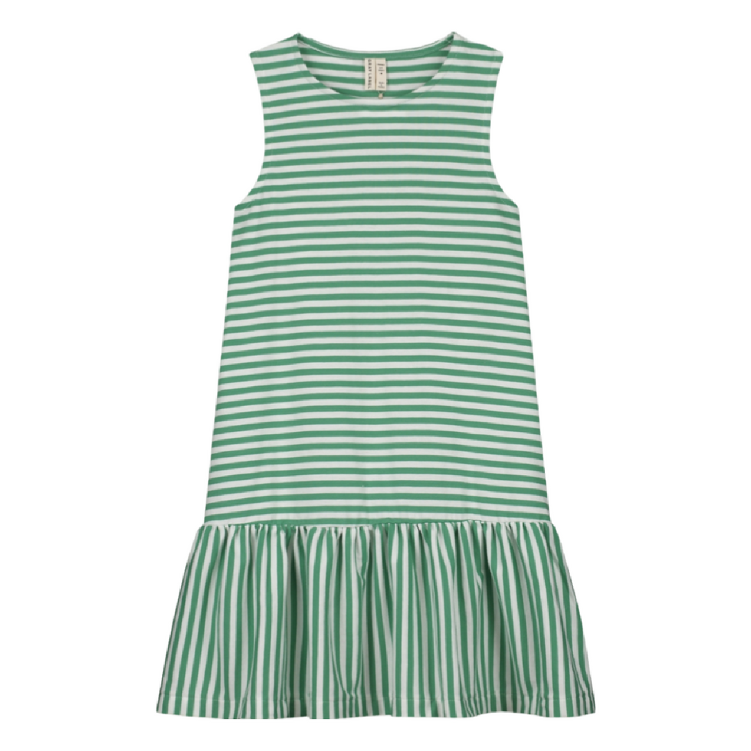 Gray Label Frill Dress Bright Green - Off White - La Gentile Store