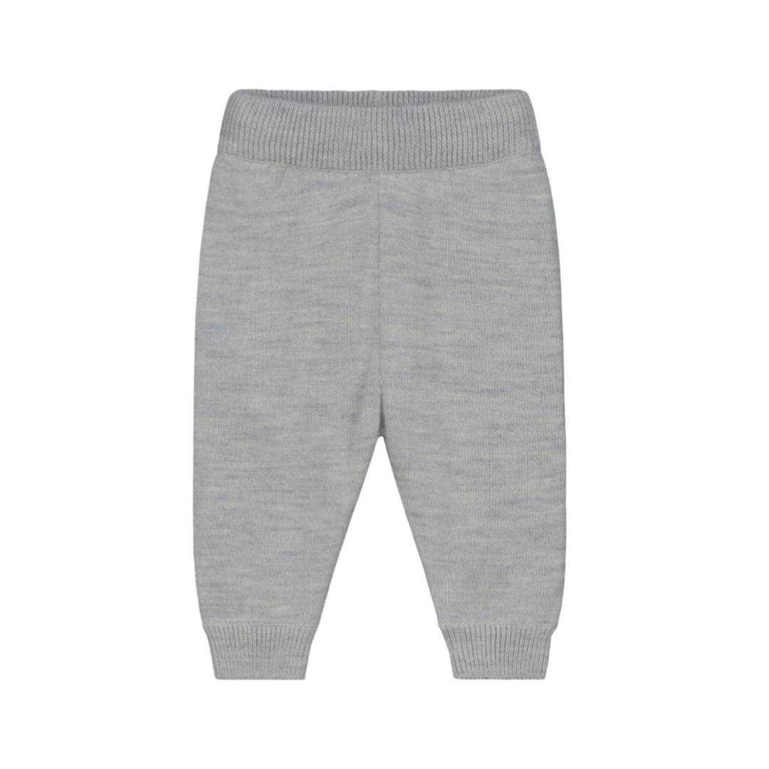 Gray Label Knitted Baby Pants Grey Melange - La Gentile Store