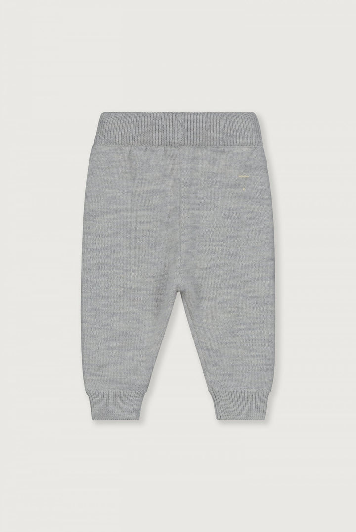 Gray Label Knitted Baby Pants Grey Melange - La Gentile Store