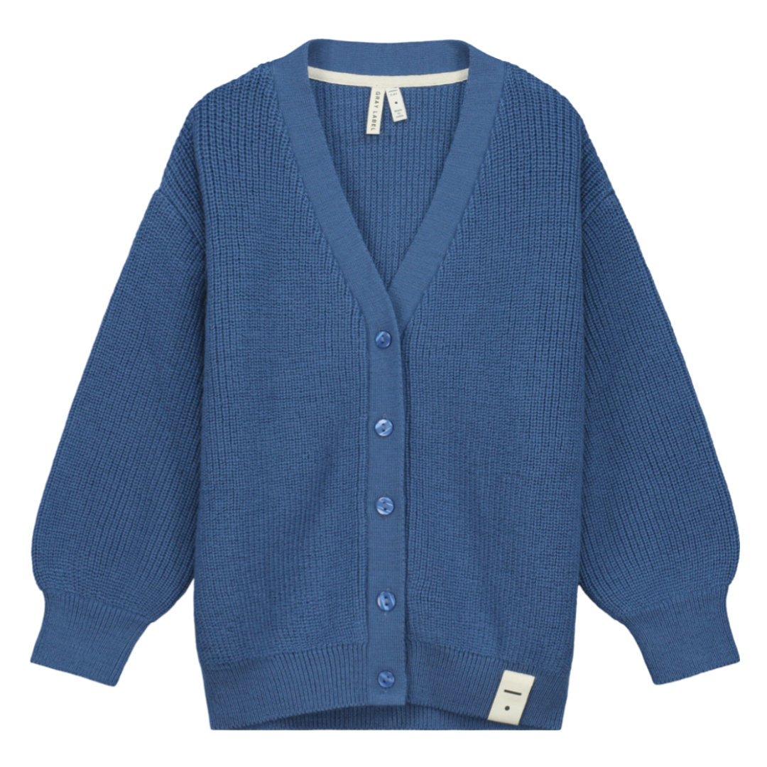 Gray Label Knitted Cardigan Blue Moon - La Gentile Store