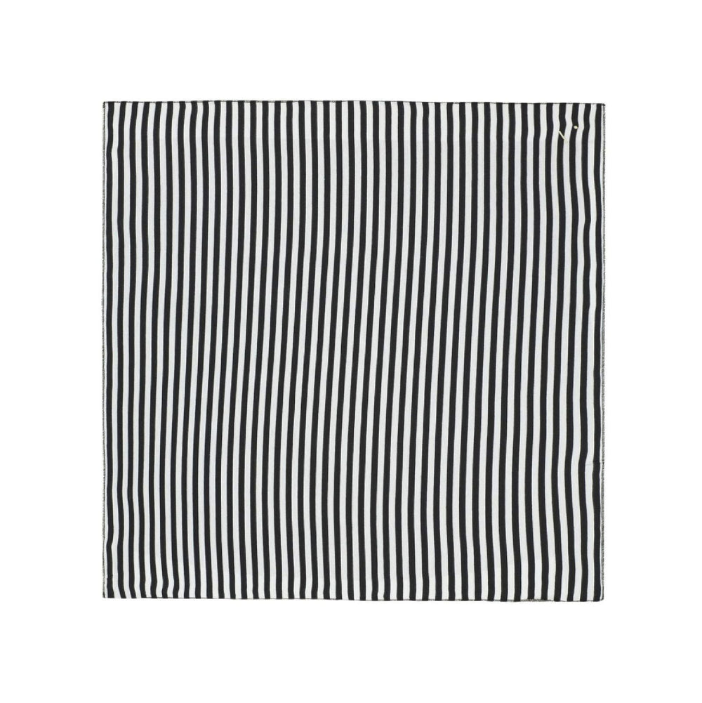 Gray Label Multi Swaddle Scarf Nearly Black - Off White - La Gentile Store