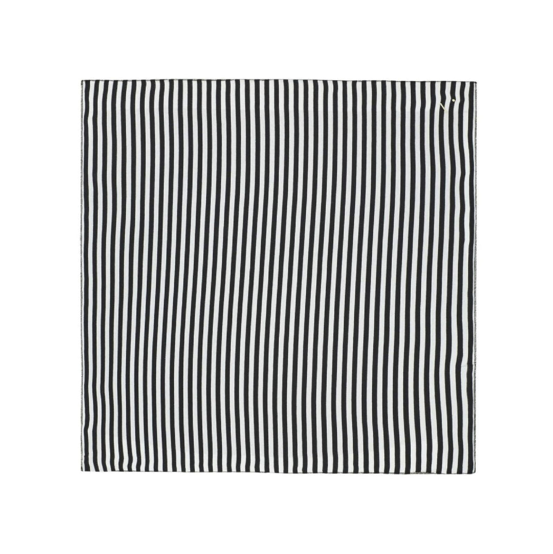 Gray Label Multi Swaddle Scarf Nearly Black - Off White - La Gentile Store