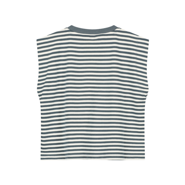 Gray Label Mussle Tee Blue Grey - Cream - La Gentile Store