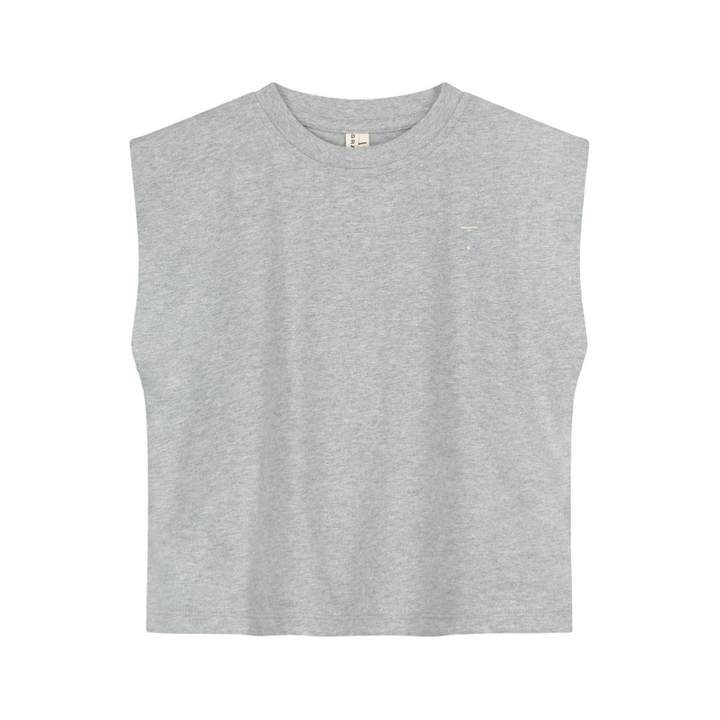 Gray Label Mussle Tee Grey Melange - La Gentile Store