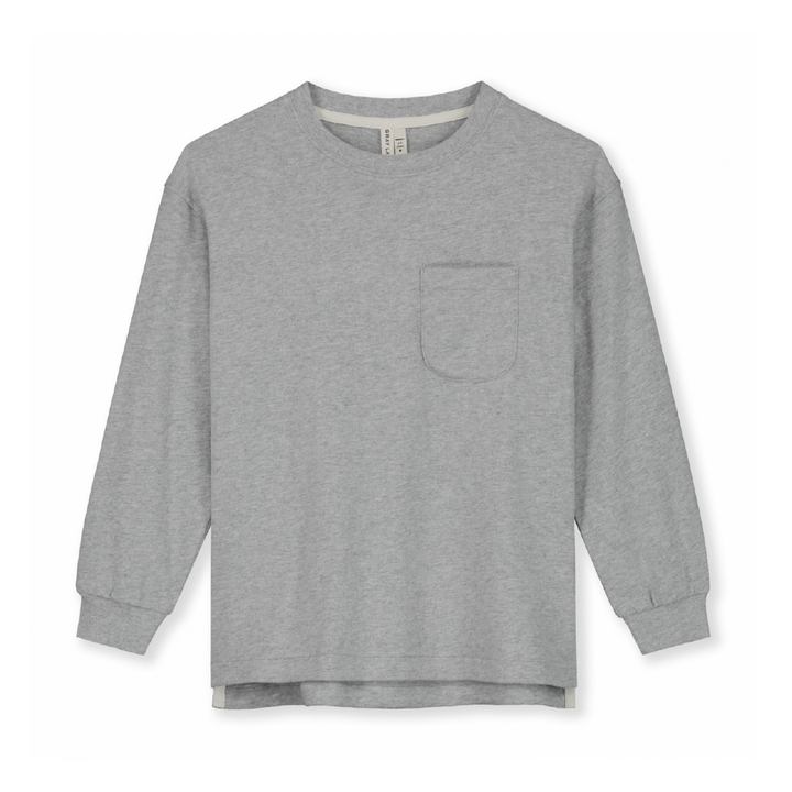 Gray Label Oversized Longsleeve Shirt Grey Melange - La Gentile Store