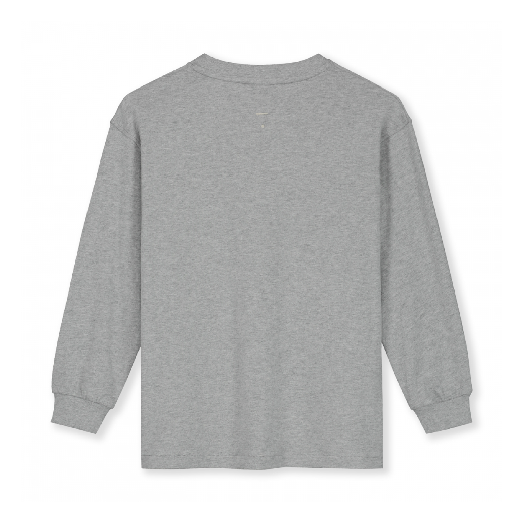 Gray Label Oversized Longsleeve Shirt Grey Melange - La Gentile Store