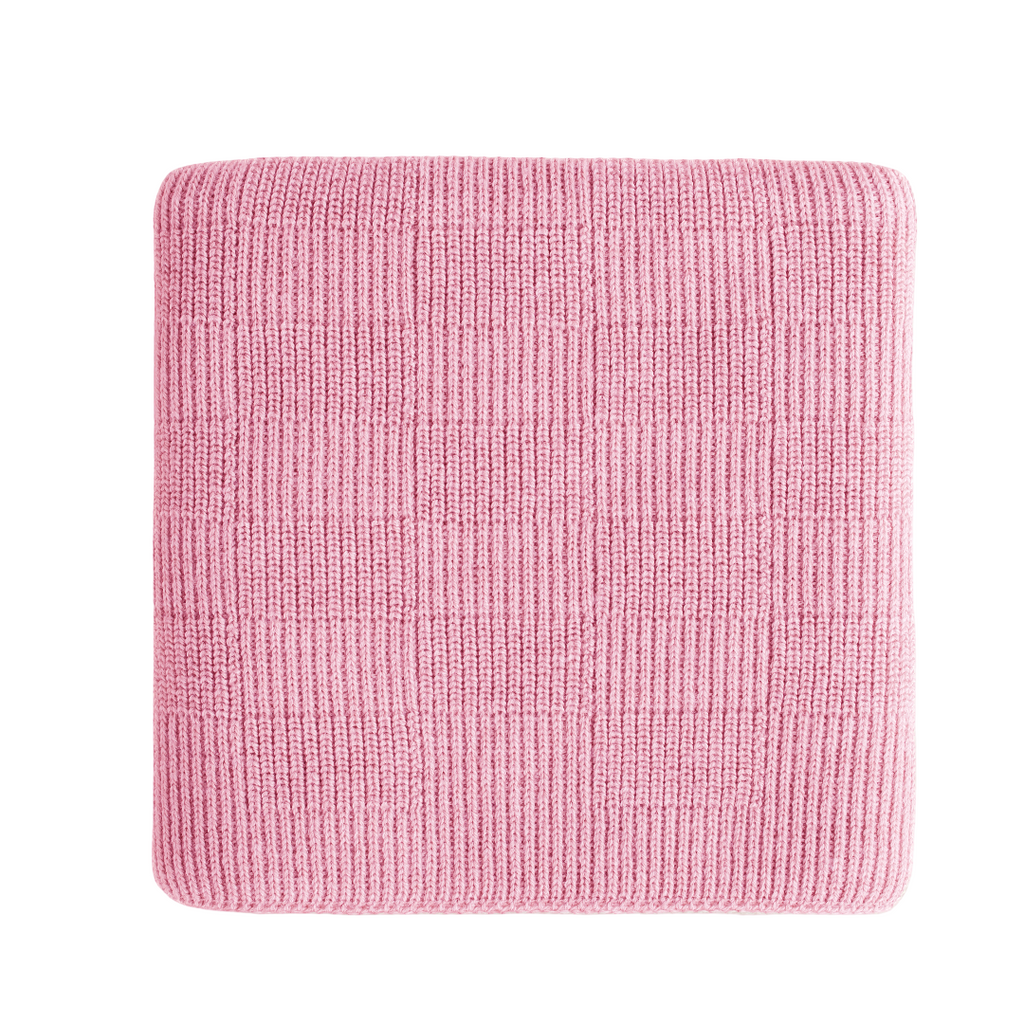 Hvid Blanket Ivy Cotton Candy - Hvid Blanket - Wool Blanket Hvid