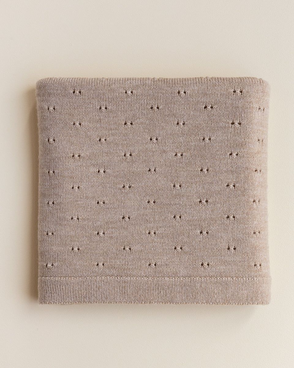 Hvid Blanket Bibi Sand - La Gentile Store