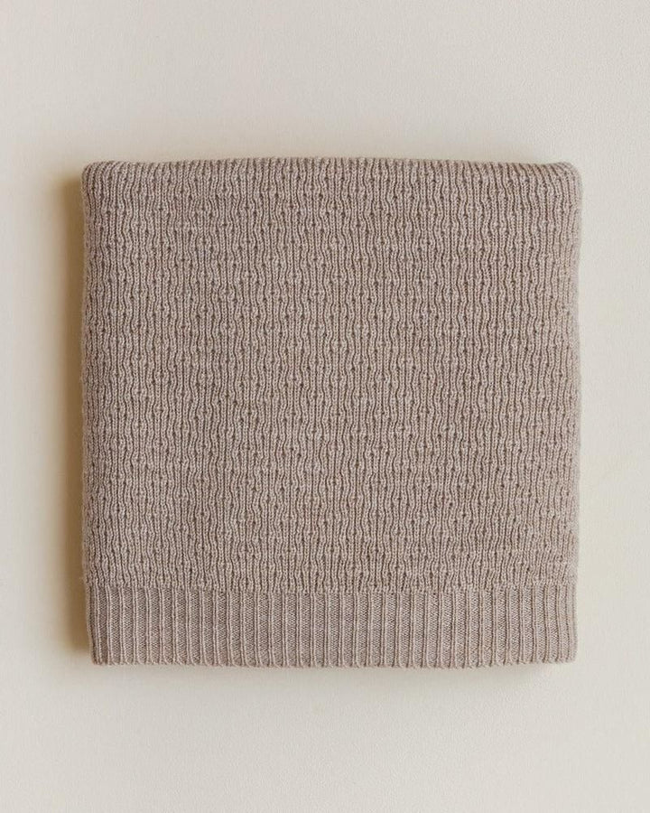 Hvid Blanket Dora Sand - La Gentile Store