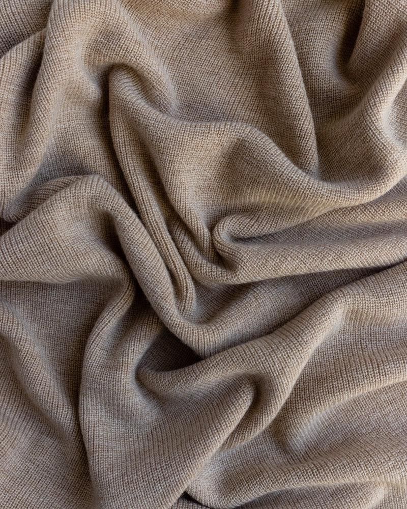 Hvid Blanket Felix Sand - La Gentile Store