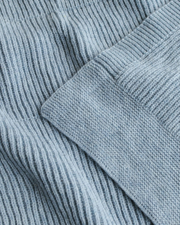 Hvid Blanket Gaston Frost Blue - La Gentile Store