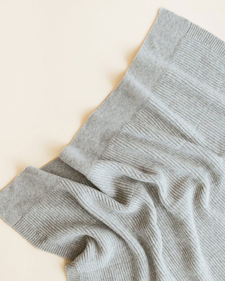 Hvid Blanket Gaston Soft Grey - La Gentile Store