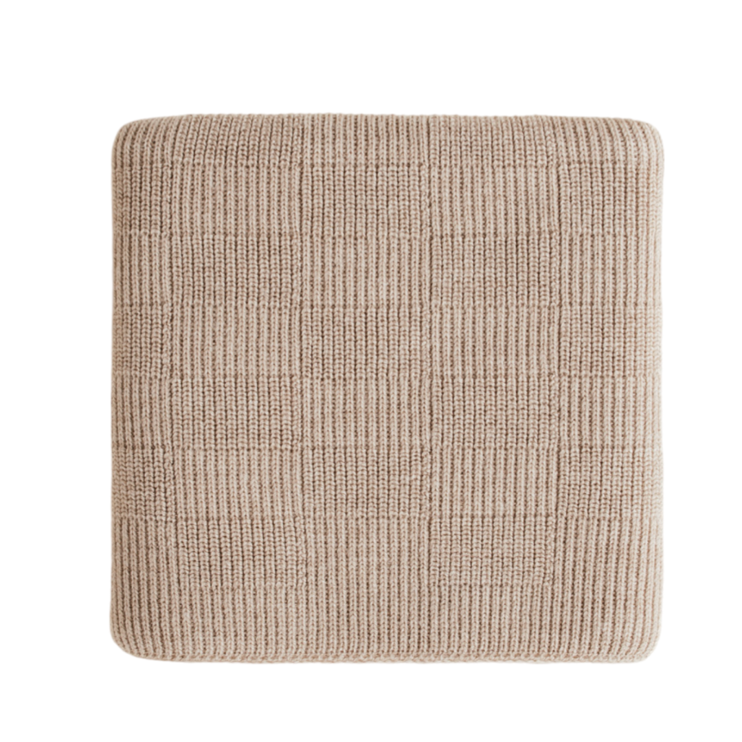 Hvid Blanket Ivy Sand - La Gentile Store