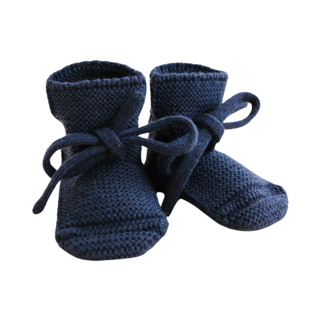 Hvid Booties Blue - La Gentile Store