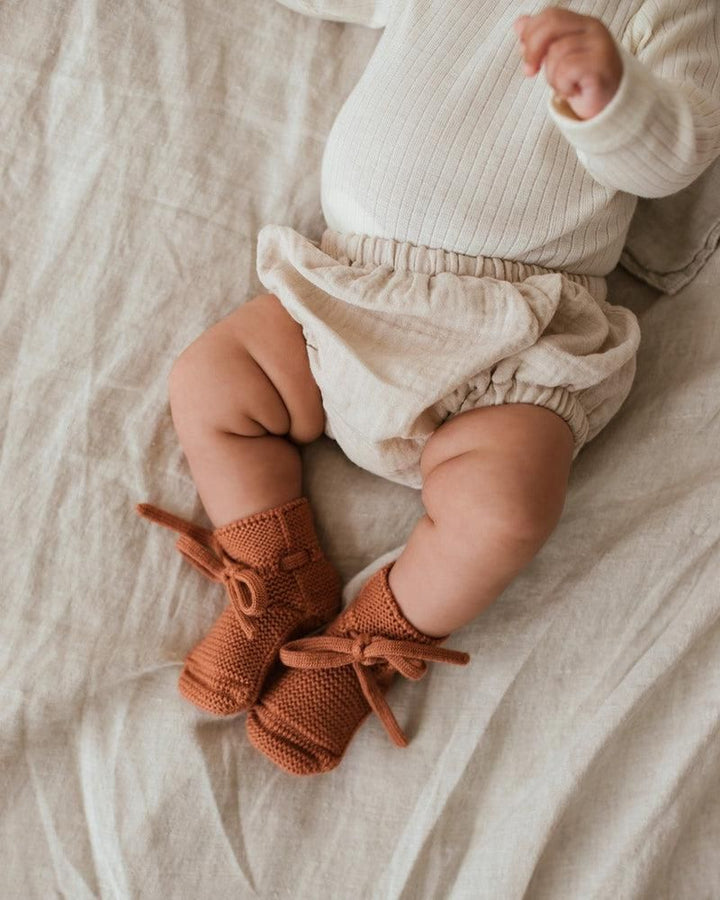 Hvid Booties Brick - La Gentile Store