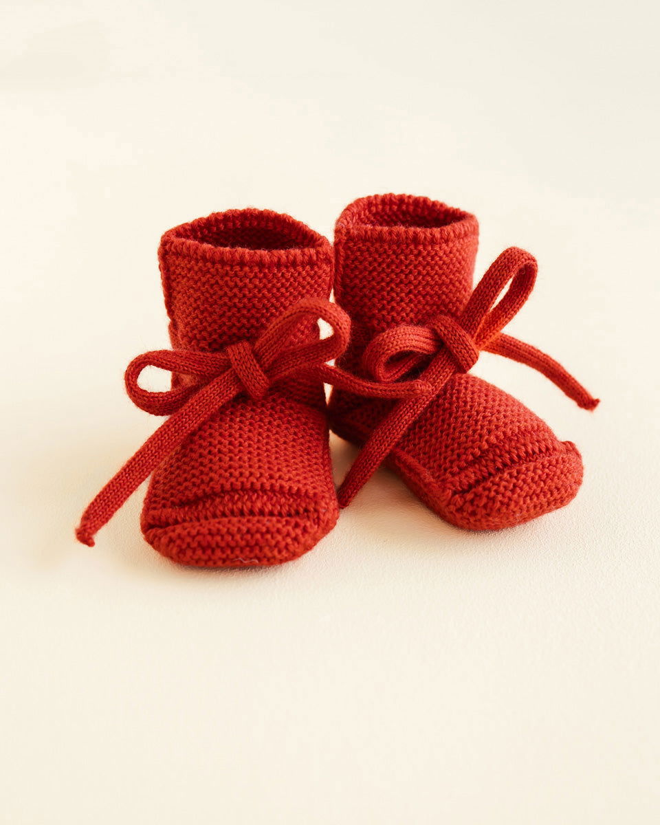 Hvid Booties Red - La Gentile Store