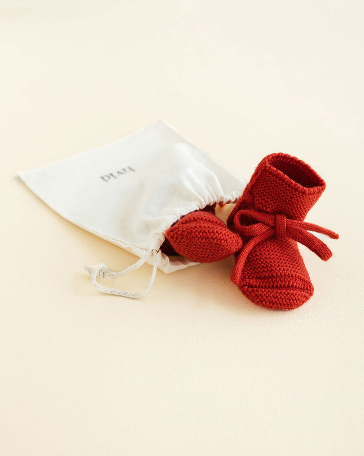 Hvid Booties Red - La Gentile Store