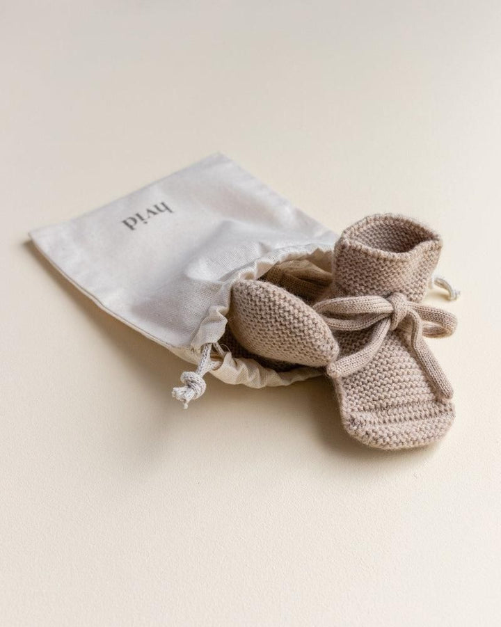 Hvid Booties Sand - La Gentile Store