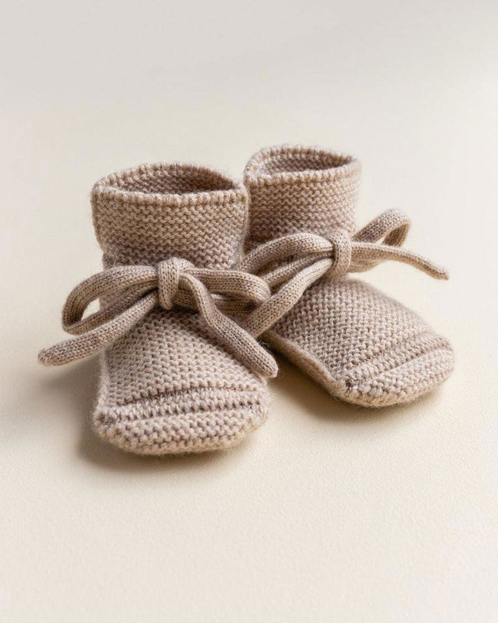Hvid Booties Sand - La Gentile Store