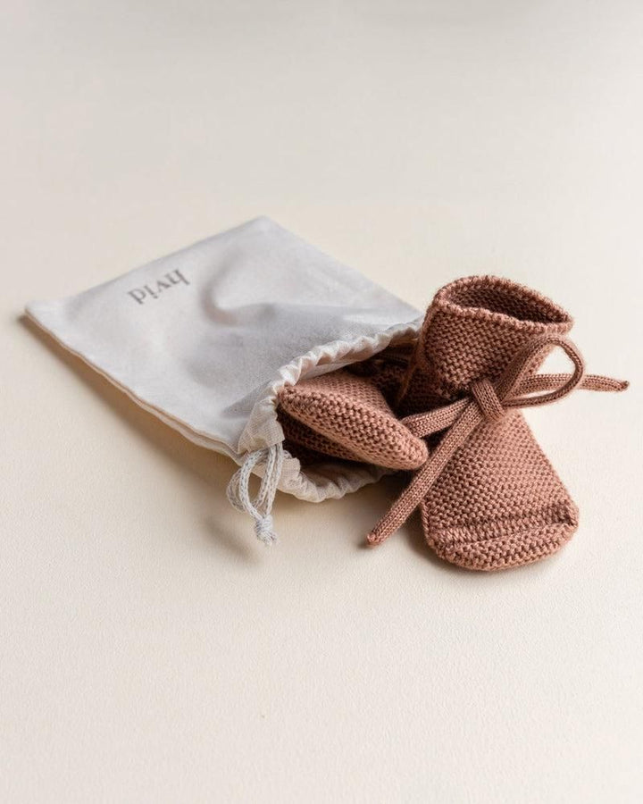 Hvid Booties Terracotta - La Gentile Store