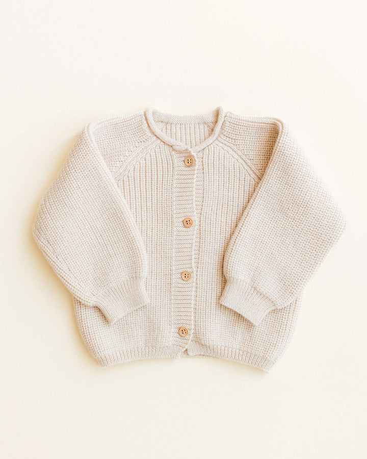 Hvid Cardigan Inga Cream - La Gentile Store