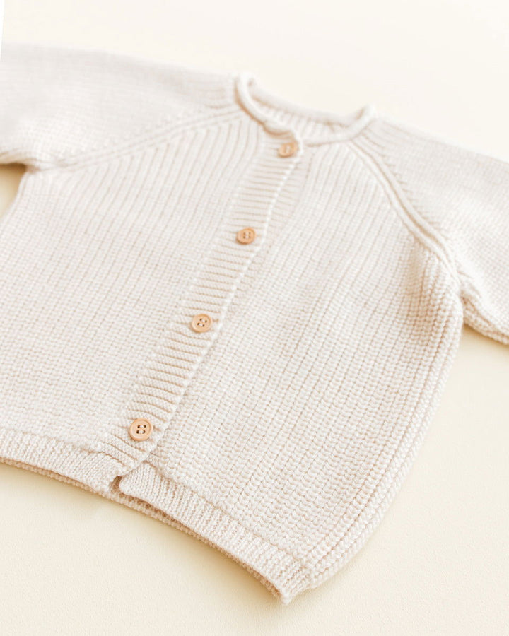 Hvid Cardigan Inga Cream - La Gentile Store