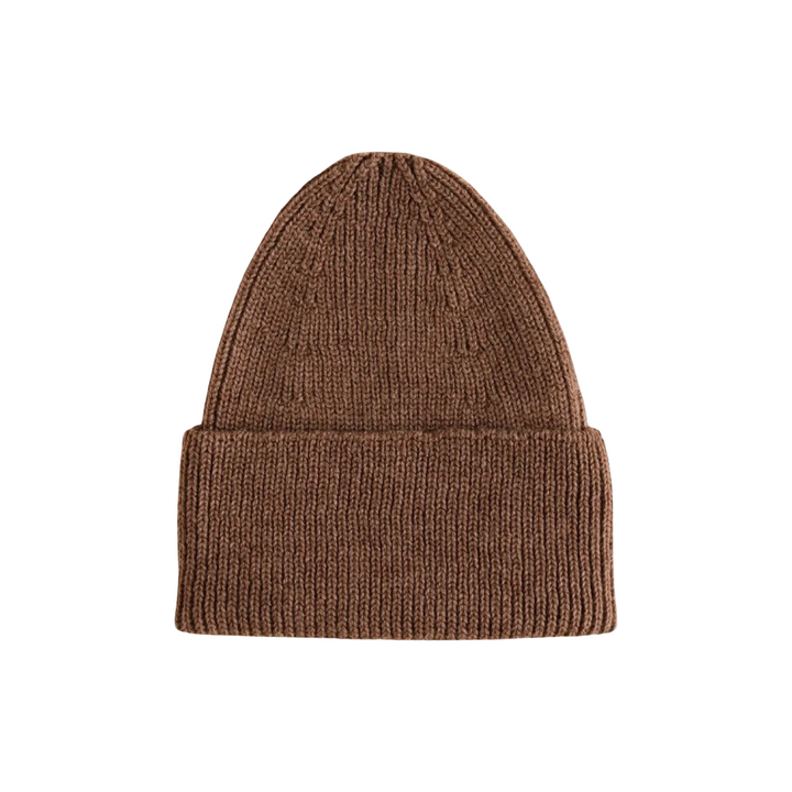 Hvid Fonzie Kids Beanie Mocha
