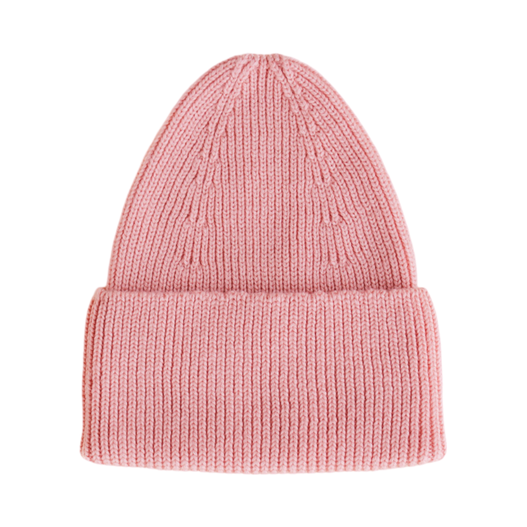 Hvid Fonzie Kids Beanie Bubblegum - La Gentile Store