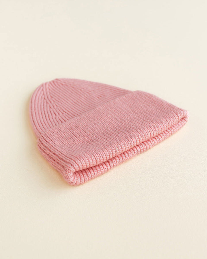 Hvid Fonzie Kids Beanie Bubblegum - La Gentile Store