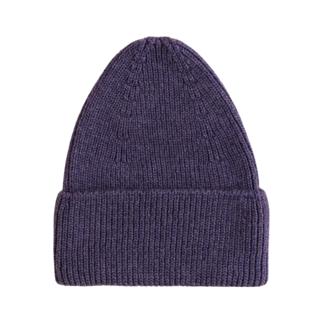 Hvid Fonzie Kids Beanie Purple - La Gentile Store