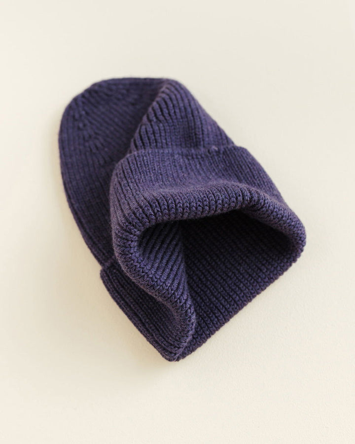 Hvid Fonzie Kids Beanie Purple - La Gentile Store