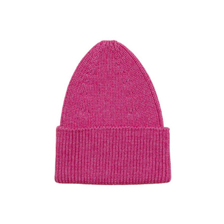 Hvid Fonzie Kids Beanie Fuchsia