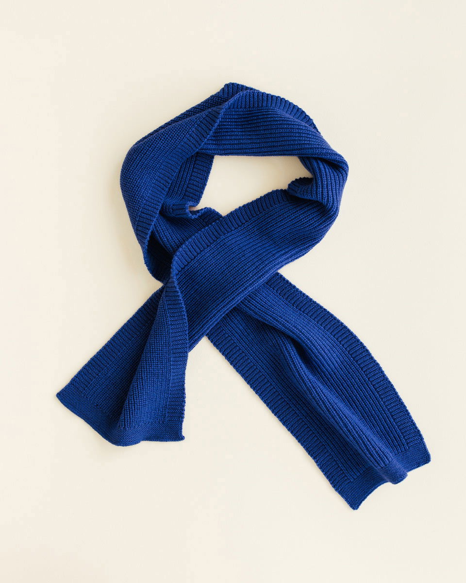 Hvid Gustave Scarf Cobalt Blue