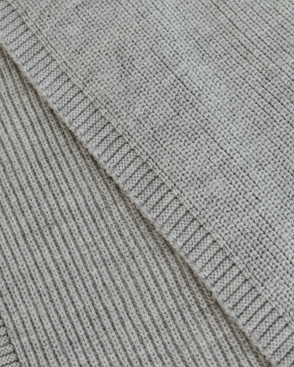 Hvid Gustave Scarf Grey Melange - La Gentile Store