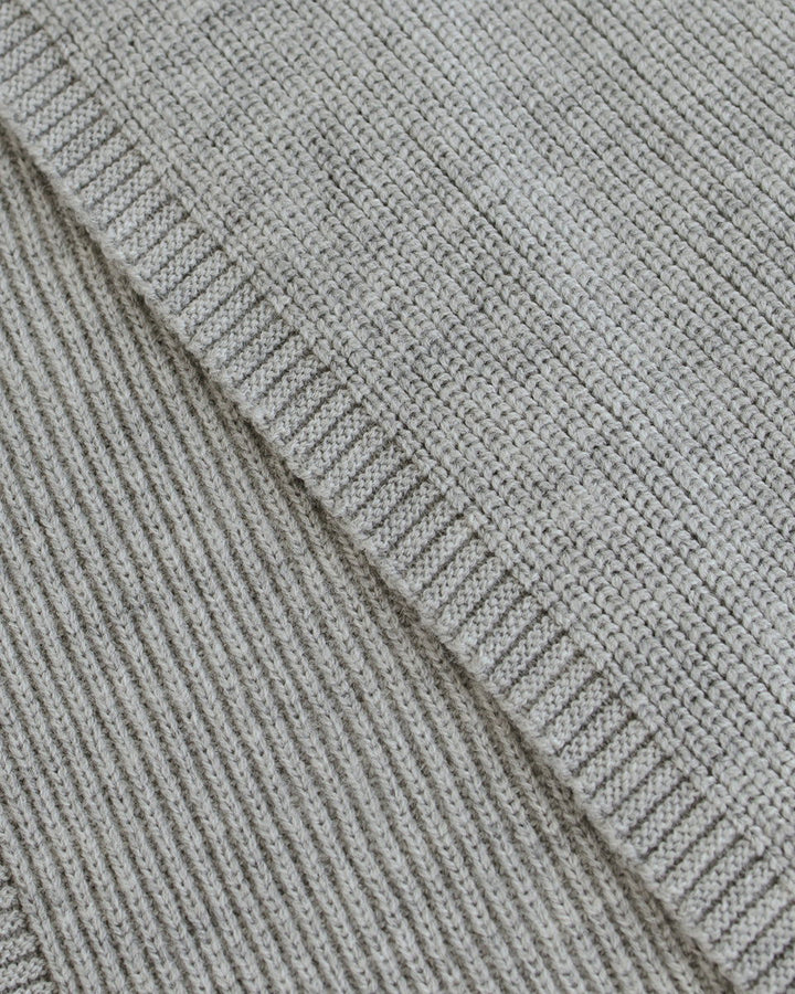 Hvid Gustave Scarf Grey Melange - La Gentile Store
