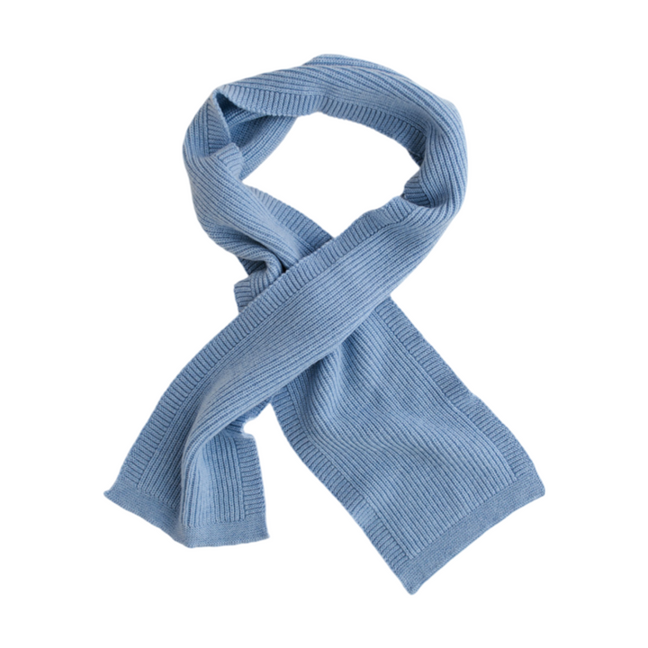 Hvid Gustave Scarf Light Blue - La Gentile Store