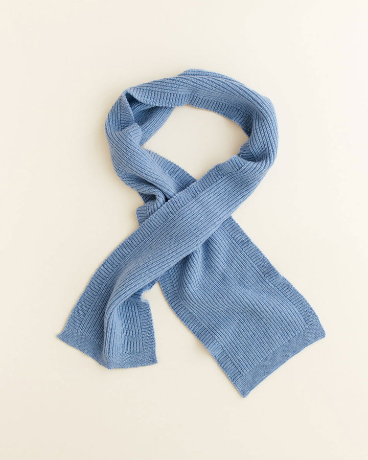 Hvid Gustave Scarf Light Blue - La Gentile Store