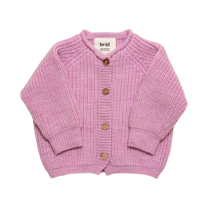 Hvid Cardigan Inga Cotton Candy