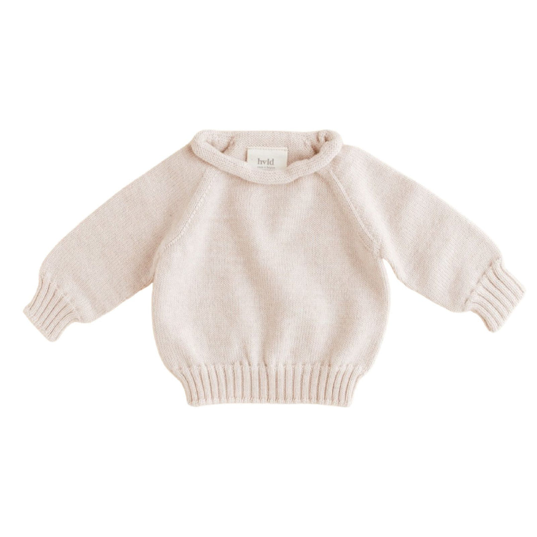 Hvid Sweater Georgette Cream - La Gentile Store