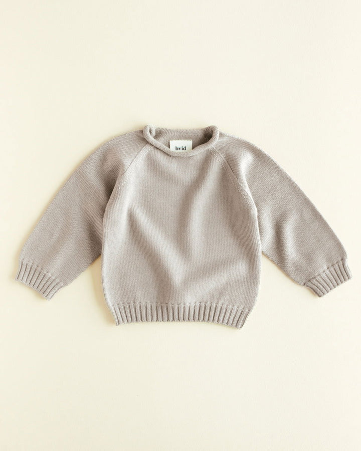 Hvid Sweater Georgette Pebble - La Gentile Store