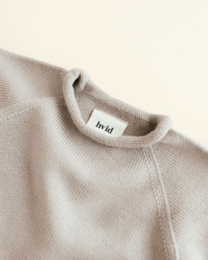 Hvid Sweater Georgette Pebble - La Gentile Store
