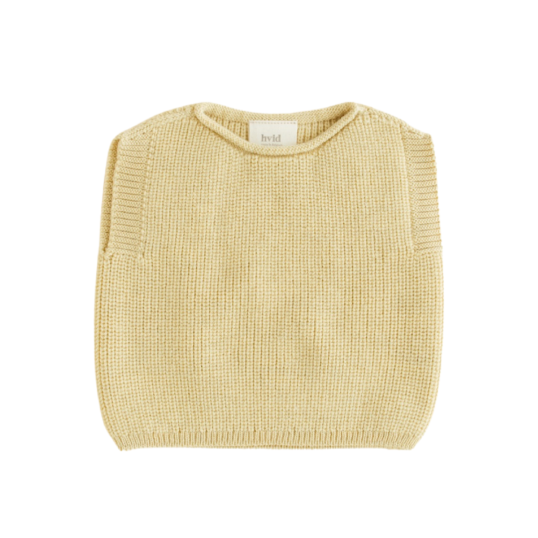 Hvid Vest Harvey Light Yellow - La Gentile Store