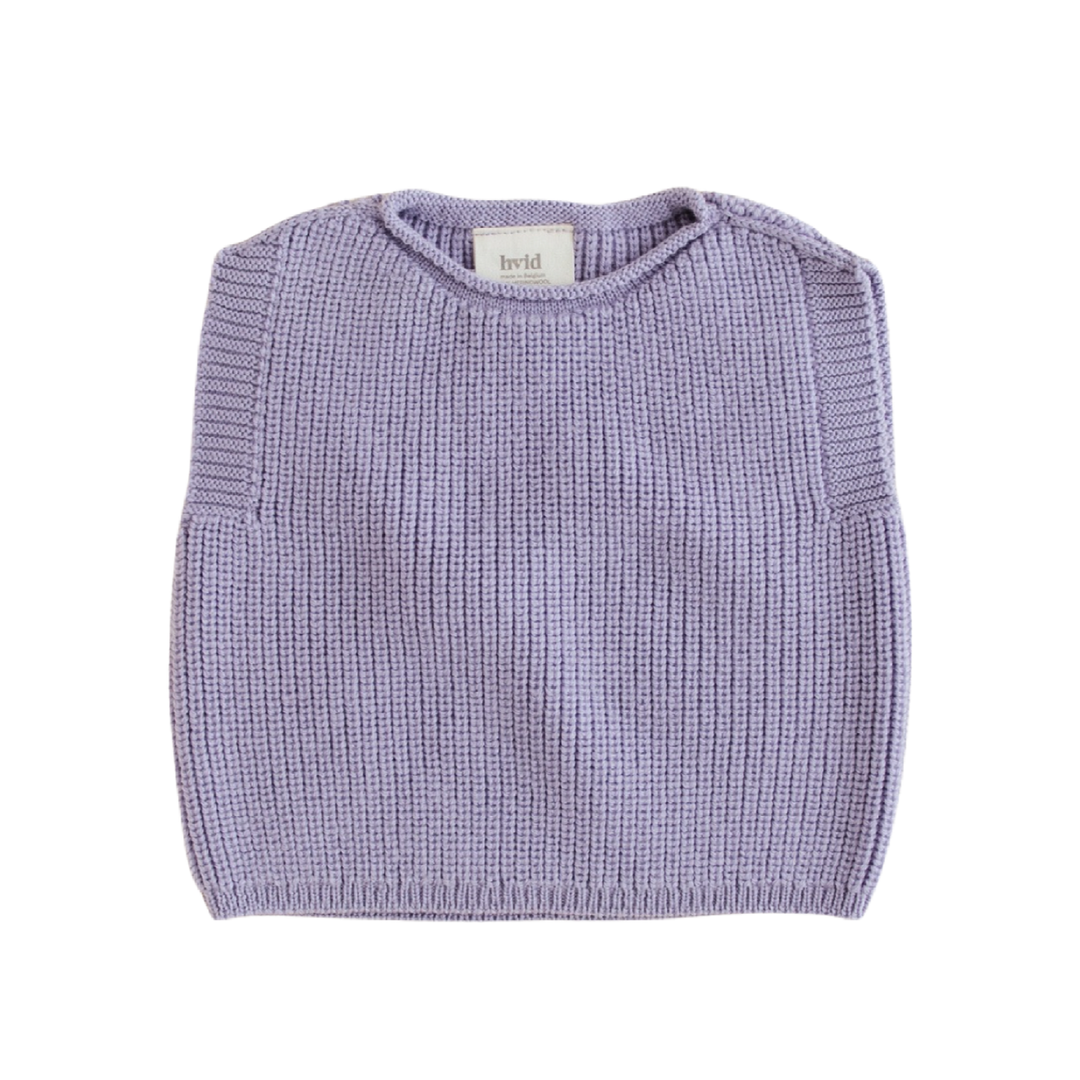 Hvid Vest Harvey Lilac - La Gentile Store