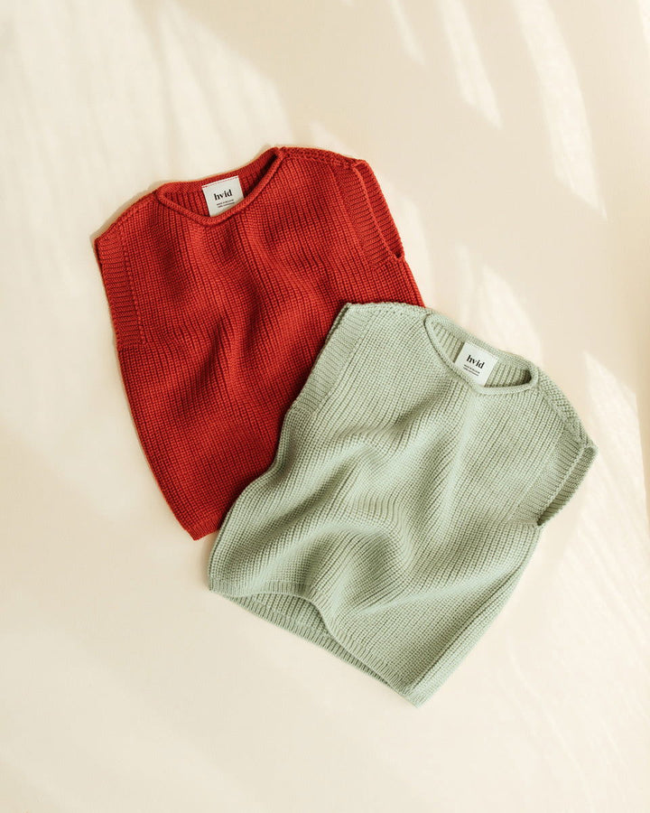 Hvid Vest Harvey Mint - La Gentile Store