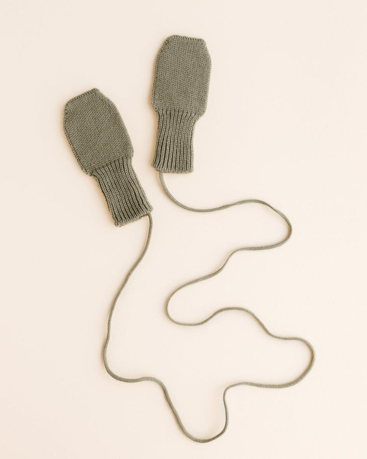 Hvid Wool Mittens Fiza Artichoke - La Gentile Store