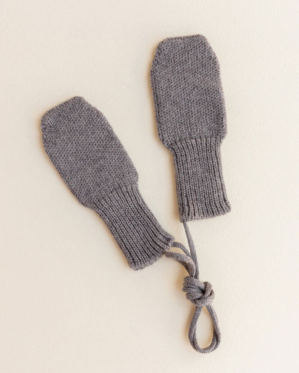 Hvid Wool Mittens Fiza Otter - La Gentile Store