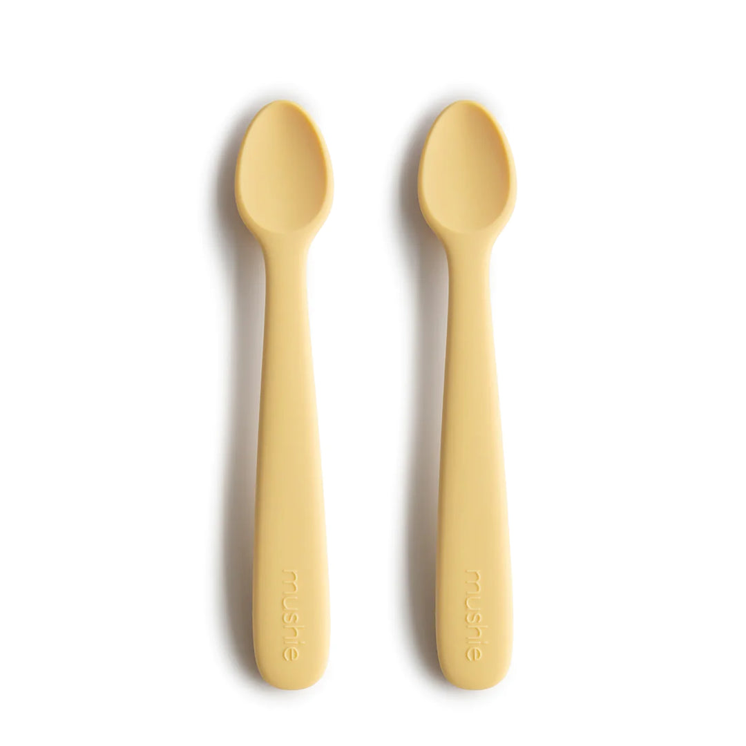 Mushie Silicone Spoons 2 Pack - Paffodil
