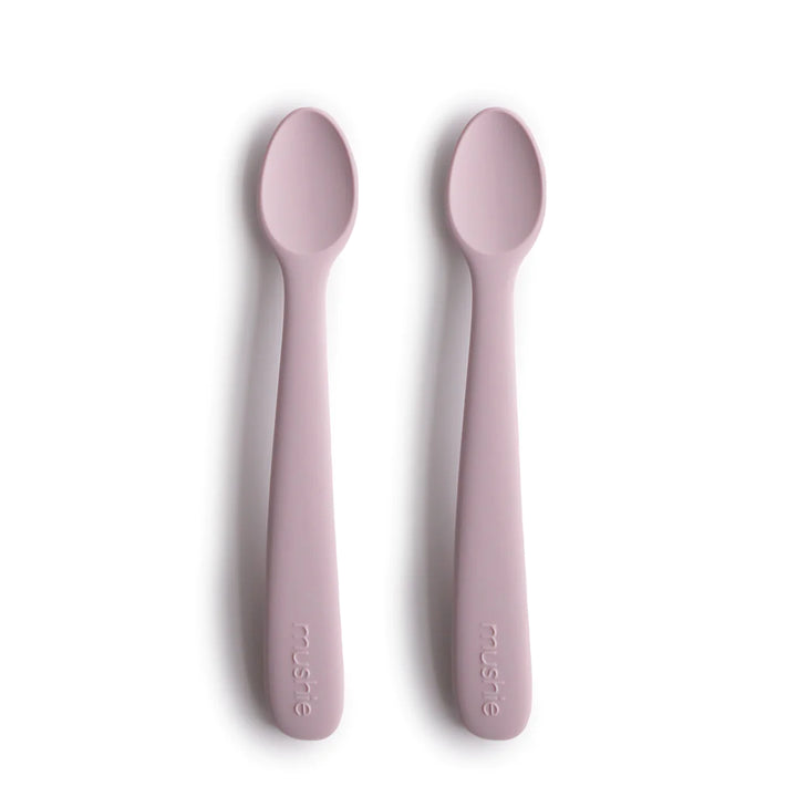 Mushie Silicone Spoons 2 Pack - Soft Lilac